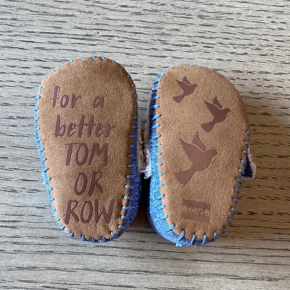 Chambray and Sherpa soft bottom Toms 2c - Picture 4 of 5
